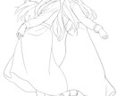 ラフ、下書きなどから線画を描きます アナログイラストをデジタル化したい方にもオススメ！ イメージ6
