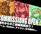 和洋折衷かわいい・かっこいいキャラクターを描きます 海外からのご依頼経験あり！和洋折衷キャラを求める方へ イメージ1