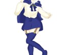 シンプルながらも愛嬌のある立ち絵イラストを描きます 商用利用OK、表情差分は五つまで無料！ イメージ2