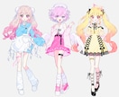 キュートなイラストお描きします アイコン、グッズ、動画用、イラストカード制作に♡ イメージ6