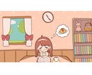 かわいい配信画面を制作します ふわふわかわいいイラストが得意です♪ イメージ5