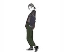 可愛くてファッショナブルなイラストを作成します お気に入りのお洋服などをアイコン風にイラストにします！ イメージ8