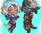 むにむにSDキャラ描きます あなたのキャラをむにっとデフォルメ！いろんな用途に使えます イメージ4