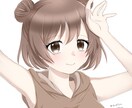 可愛らしい女の子を描かせていただきます SNS等のアイコンに設定できるイラストを描かせていただきます イメージ1