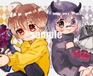 ポップなかわいいイラスト描きます あなたのアイコン、ヘッダーおまかせください！ イメージ1