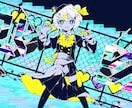 ポップで可愛いイラストを描きます お客様のご希望の絵柄、構図で可愛いイラストを提供します！！ イメージ1