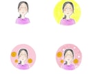 商用可◉ほんわか可愛い似顔絵描きます SNSアイコンやプレゼントに☆お揃いアイコンも作ります♪ イメージ2