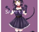 一枚絵、立ち絵などオリジナルイラスト製作します 少年少女の可愛い系ダークメルヘン系得意です！商用利用可 イメージ4