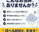 市場調査・リサーチ代行し月次で届けます 指定したテーマを毎月要約し、出典付きPDFでお届けします イメージ2