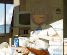 背景付きキャラクターイラスト描きます 丸投げでサムネイル作成　MV、楽曲ジャケット、Vtuber等 イメージ10