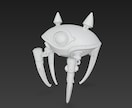オリジナルのキャラクターを3Dモデリングします オリジナルグッズや3Dプリント用データに！ イメージ7