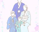 シンプルな線画を描いて提供します 思い出のシーンを是非シンプルなイラストに！ イメージ4