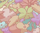 かわいいイラストを描きます 動物や花のイラストが得意です！ イメージ4