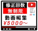 修正回数無制限で納得行く動画を届けます 納得行くまで調整して最高の仕上がり動画を！ イメージ1