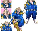 世紀末、ならず者、汚い金持ち等のキャラ作ります 幅広いジャンルに対応！ダイナミックな戦闘差分も！ イメージ3