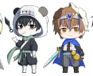 あなただけのかわいいミニキャラお描きします 好きなポーズ、服装、表情で！ミニキャラお描きします！！ イメージ4