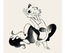 なだふいの個人依頼受付ます シンプル/モノクロ/オシャレ|人物/カットイラスト/アイコン イメージ3