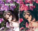 3枚！レタッチPhotoshop写真編集致します インスタ用に少し盛りたい！ポトレ撮れたけどレタッチ分からない イメージ1