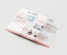 三つ折りパンフレットお作りします 【ご希望の方】印刷入稿までサポートいたします！ イメージ4