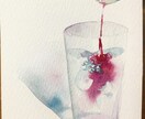 透明水彩のイラスト描きます 人物、植物、動物など、組み合わせてデザイン、作画します イメージ3