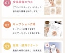 格安でInstagramの運用代行を行います 現役マーケターによる投稿画像作成 イメージ3
