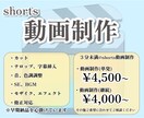 各種SNS用のショート動画の制作•編集をいたします YouTube・TikTok・Instagramのリール動画 イメージ1