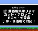 丁寧・低価格で動画編集します 実務経験は浅いですが、丁寧・迅速に対応いたします！ イメージ1