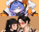 夢絵、BL・GL、ペアで絡みありイラスト描きます 観賞用、動画用、挿絵、アイコン、対応可能☆ イメージ6