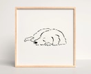 シンプルでほっこりする動物のイラスト描きます ラフ時点の修正は何度でも無料！ イメージ2