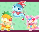 商用利用可◯デフォルメ人外キャラ描きます SD/デフォルメ/マスコットキャラ/モンスター/ケモノ イメージ3