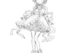 試験運用┃かわいい立ち絵やイラスト描きます 立ち絵作成から衣装デザインまで(3月以降の依頼のみ) イメージ4