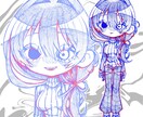 可愛いくてオシャレなデフォルメイラスト作成し‪ます 可愛くてポップな色彩で見やすくスタイリッシュなSDイラスト イメージ2