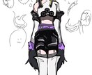 SNS用のイラスト作成致します 映える色使い、キャラクター案を作成します。 イメージ3