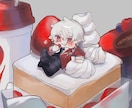 モチモチとしたデフォルメイラスト描きます 色素の薄いイラストを得意としています。 イメージ2