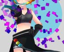 一枚絵、アイコン、サムネなんでも描きます 自由にお使いいただける立ち絵やバストアップを描きます イメージ2