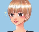 唯一無二♪素敵な人物アイコンおしゃれに描きます 温かみのある色合い・表情のイラストで個性をアピールいたします イメージ2