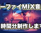 ローファイ音楽ノンストップミックス作成します ローファイ音楽で1時間分のノンストップミックス音源を制作 イメージ1