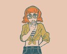 色数限定でおしゃれな人物イラスト描きます SNS、MV・動画サムネイル、表紙、記念日イラスト等に！ イメージ4