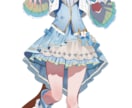 キャラデザ込み立ち絵・制作します 商用利用込み！キャラデザ・全身立ち絵を丁寧に制作します！ イメージ3