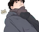 シンプルなバストアップの似顔絵作成します アイコンやホーム画面などにも使用しやすいイラストです。 イメージ1