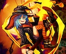 背景付きのファンタジーイラストを描きます 小説の表紙やゲームのイラストなどを描きます。 イメージ2