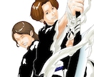 お好きなアニメ、マンガの画風で似顔絵制作します ウェルカムボード　誕生日プレゼントに大人気！ イメージ7