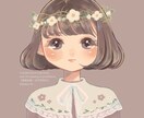 女の子イラスト描きます 優しく、温かみのあるタッチで可愛い女の子描きます イメージ3