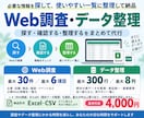 Web情報を調査しExcel・CSVに整理します 公開Web情報を最大30件×6項目、Excel・CSVで納品 イメージ1