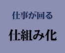 仕事が回る仕組みを構造から再設計します 業務の詰まりを見つけて、回る仕組みに再設計します。 イメージ1