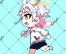 クレヨンペン風のふんわり可愛いSDイラスト描きます アイコン・メンバーシップ・配信サムネに♪ 商用利用無料！ イメージ6