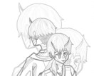 イラスト描いてます 自由気ままに色はがっつり塗りません イメージ1