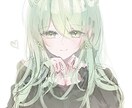 ラフタッチ!儚くて可愛い雰囲気のイラスト制作します 短期納期可!アイコン/サムネイル/ボカロ曲/歌ってみたなど! イメージ5