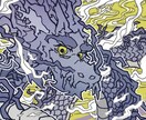 アナログっぽい龍のイラスト描きます 低コストで龍のイラスト描きます！！ イメージ1
