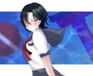 うたってみたサムネイルや立ち絵作成いたします 目を引くサムネイル、MV映えする立ち絵を誠心誠意作成します イメージ4